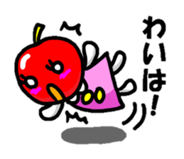cutie apple sticker #1905256