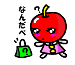cutie apple sticker #1905257