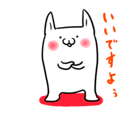 It is a sticker of the animal. sticker #2021687