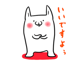 It is a sticker of the animal. sticker #2021687