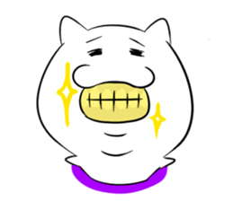 It is a sticker of the animal. sticker #2021695