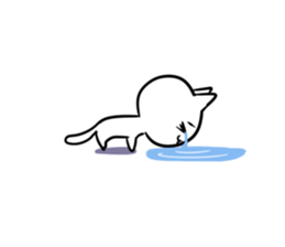 It is a sticker of the animal. sticker #2021700