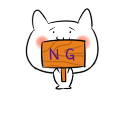 It is a sticker of the animal. sticker #2021714