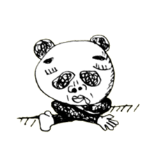 ugly panda sticker #2284273