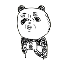 ugly panda sticker #2284282