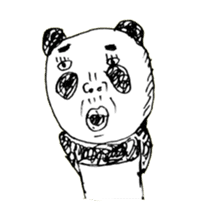 ugly panda sticker #2284288