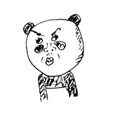 ugly panda sticker #2284295