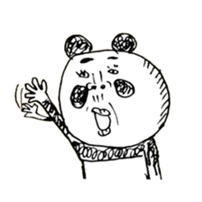 ugly panda sticker #2284304