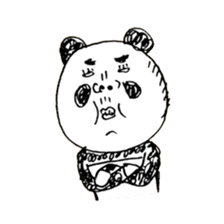 ugly panda sticker #2284305