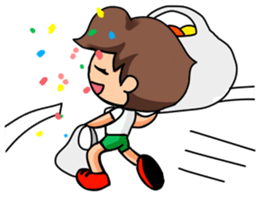 I am doing my best with club (Ver.girl) sticker #2320340