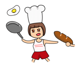 I am doing my best with club (Ver.girl) sticker #2320342