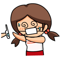 I am doing my best with club (Ver.girl) sticker #2320345