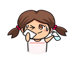 I am doing my best with club (Ver.girl) sticker #2320353