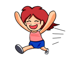 I am doing my best with club (Ver.girl) sticker #2320358