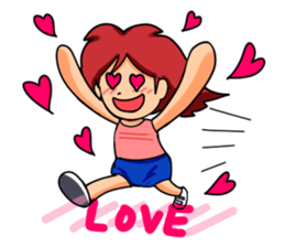 I am doing my best with club (Ver.girl) sticker #2320363