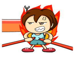 I am doing my best with club (Ver.girl) sticker #2320366