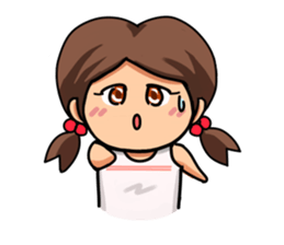 I am doing my best with club (Ver.girl) sticker #2320370