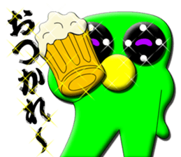 Earth life of galaxy clan sticker #2981580