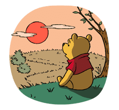 Pooh and Friends sticker #18030