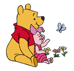 Pooh and Friends sticker #18040