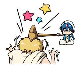 Magi Chibi Character Stickers