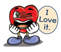 Valentine Heart Cute (English) sticker #3570174