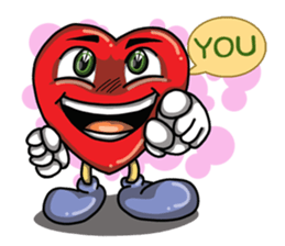 Valentine Heart Cute (English) sticker #3570199
