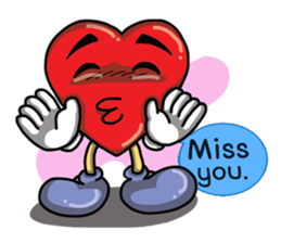 Valentine Heart Cute (English) sticker #3570204