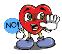 Valentine Heart Cute (English) sticker #3570205