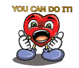 Valentine Heart Cute (English) sticker #3570207