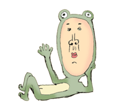 frog man1 sticker #3683311