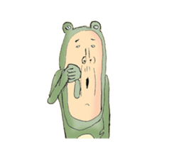 frog man1 sticker #3683318