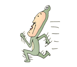 frog man1 sticker #3683324
