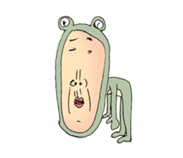 frog man1 sticker #3683337