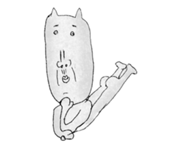 funny cat 1 sticker #4146521