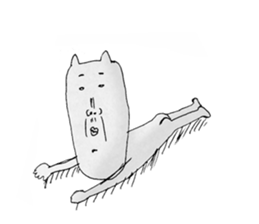 funny cat 1 sticker #4146522