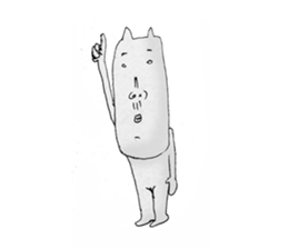 funny cat 1 sticker #4146532