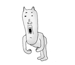 funny cat 1 sticker #4146542