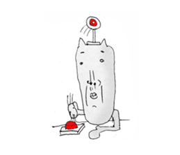 funny cat 1 sticker #4146551