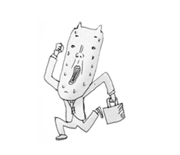 funny cat 1 sticker #4146557