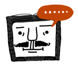 Uncle Square-Dali sticker #6537632