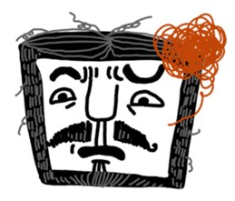 Uncle Square-Dali sticker #6537633