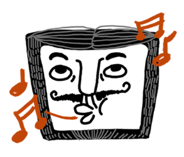 Uncle Square-Dali sticker #6537637