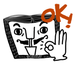 Uncle Square-Dali sticker #6537645