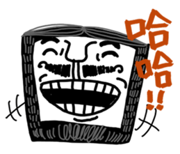 Uncle Square-Dali sticker #6537646