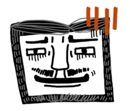 Uncle Square-Dali sticker #6537650