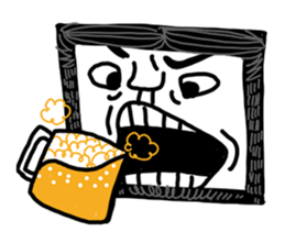 Uncle Square-Dali sticker #6537658