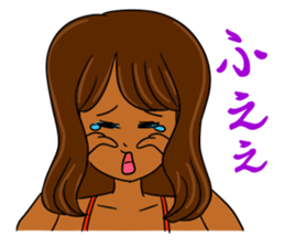 Sticker on the theme of suntan.Season 2 sticker #7042018