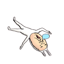 rabbit man 6 sticker #7294987