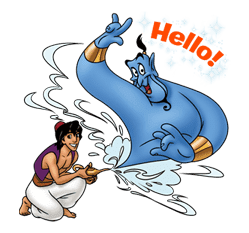 Aladdin sticker #20415